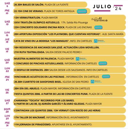 Verano Cultural Astudillo 2024