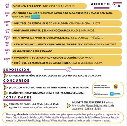 Verano Cultural Astudillo 2024