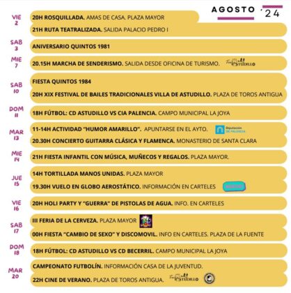 Verano Cultural Astudillo 2024