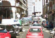 Detenido por amenazar de muerte a los agentes en Palencia tras una queja vecinal Calle María de Molina (Palencia)