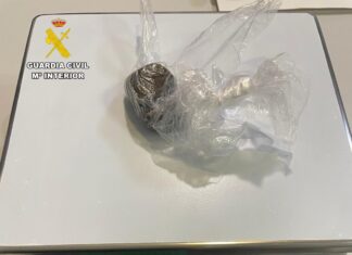 Detenida por intentar introducir drogas en la prisión de Dueñas Drogas incautadas a la mujer en la prisión de Dueñas