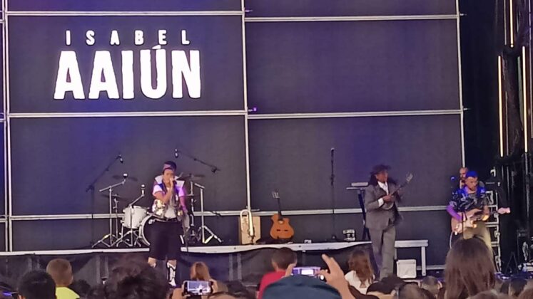 Concierto de Isabel Aai&uacute;n en Buenavista de Valdavia, el 7 de agosto de 2024. Fotos: &Aacute;. Mart&iacute;n