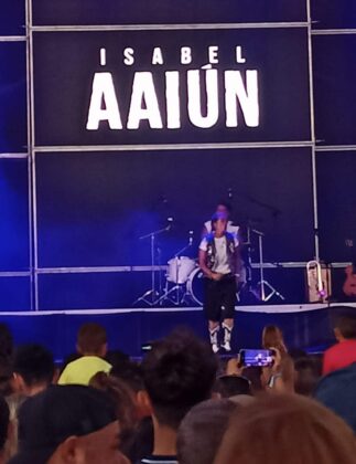 Concierto de Isabel Aai&uacute;n en Buenavista de Valdavia, el 7 de agosto de 2024. Fotos: &Aacute;. Mart&iacute;n