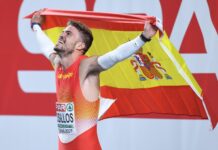 Óscar Husillos en competición