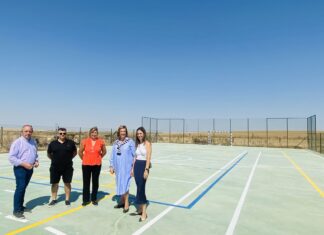 El municipio de Pedraza de Campos presenta orgulloso su nueva pista polideportiva Visita Pedraza de Campos