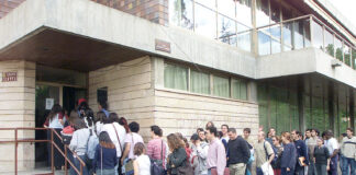 Antigua sala de estudio en la zona del Salón. / Óscar Navarro (ICAL)