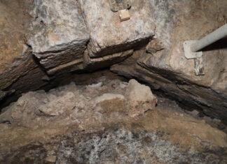 Estado actual de la cripta hallada en las obras de la capilla de San Isidro en la Catedral - BRÁGIMO ICAL