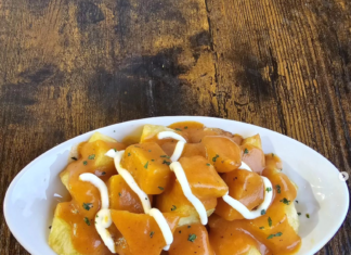 Patatas finalista del Concurso Una de Bravas de Palencia. Restaurante Sevillano de Cervera de Pisuerga