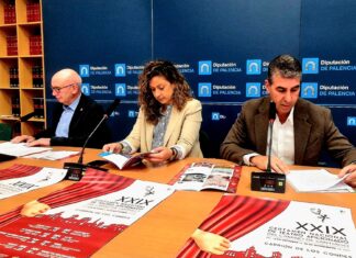 Vuelve la magia del teatro a Carrión de los Condes Presentación del Certamen en la Diputación de Palencia