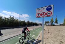 Un carril-bici para usarlo, o multa de 200 euros