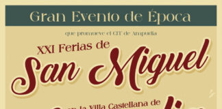 Cartel del las Ferias de San Miguel 2024 de Ampudia
