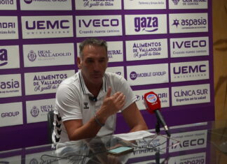 Luis Guil: “En esta liga si quieres estar arriba tiene que ser defendiendo, no metiendo más que el otro” luis guil valladolid