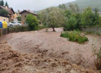 Barruelo de Santullán activa la alerta por riesgo de inundaciones