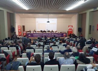 Éxito de participación en la Conferencia sindical de CGT en Palencia