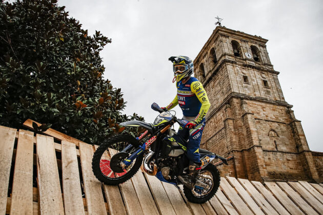 Mario Rom&aacute;n, piloto de hard enduro