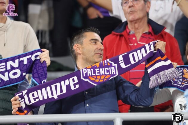 Partido entre Palencia Baloncesto y Movistar Estudiantes. Foto: Rub&eacute;n D&iacute;az.