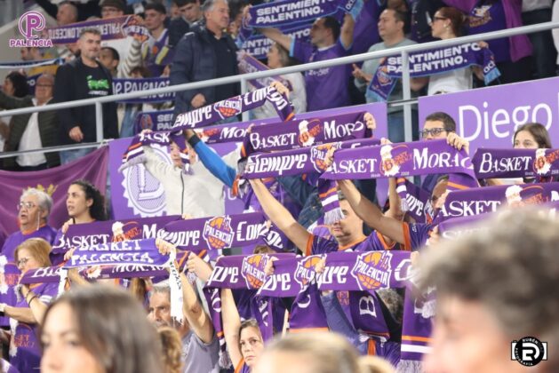 Partido entre Palencia Baloncesto y Movistar Estudiantes. Foto: Rub&eacute;n D&iacute;az.