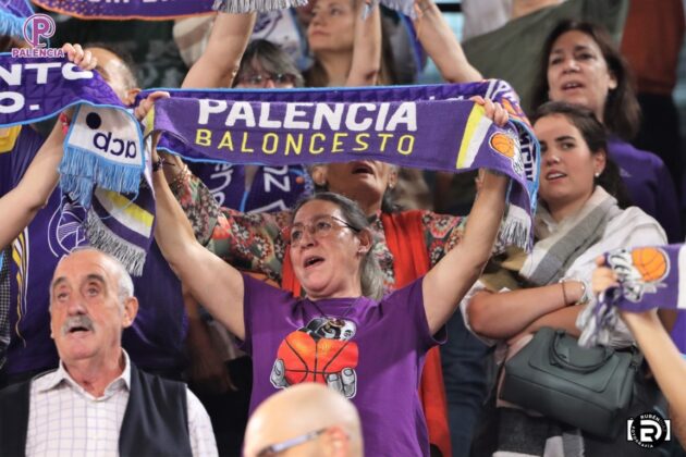Partido entre Palencia Baloncesto y Movistar Estudiantes. Foto: Rub&eacute;n D&iacute;az.