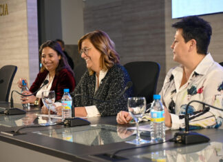 Ángeles Armisén y Miriam Andrés coinciden en la necesidad de retener el talento en el III Foro de Mujeres Empresarias Palentinas La presidenta de la Diputación, Ángeles Armisén y la alcaldesa de Palencia, Miriam Andrés, participan en la inauguración del III Foro de Empresarias de Palencia