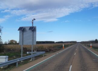 El radar de tramo entre Carrión y Saldaña vuelve a tener ‘ojo’