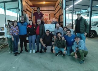 Los Nazarenos de Palencia reúnen 80 cajas de ayuda básica para los afectados por la DANA nazarenos dana