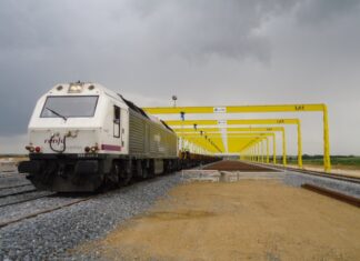 Base de montaje y mantenimiento de Villada. / ADIF