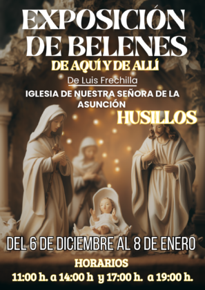 Cartel exposici&oacute;n 'Belenes de aqu&iacute; y de all&iacute;'