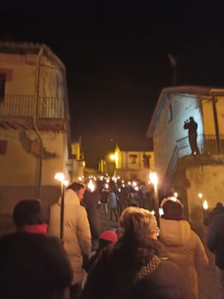 Fotos de las antorchas de Vallejo de Orb&oacute;