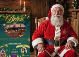 Guardo inaugura su Belén articulado y la magia del muérdago Guardo Navidad