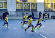 ¡La magia de la Navidad se juega en el III Torneo Navideño de La Salle Palencia! Niños jugando en el II Torneo de La Salle