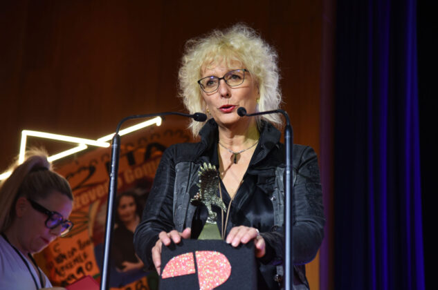 Maite Conesa recoge el premio a Mejor Interpretaci&oacute;n de Elena Octavia por 'La culpable'