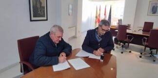 Firma del convenio Motoclub Guardo