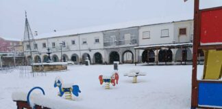 Nieve en Barruelo de Santullán