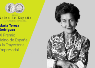 María Teresa Rodríguez obtiene el IX Premio Reino de España a la Trayectoria Empresarial