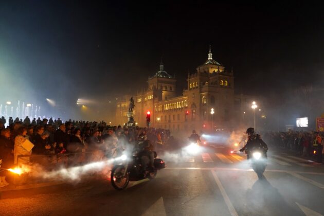 Concentraci&oacute;n motorista Ping&uuml;inos