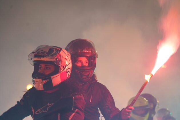 Concentraci&oacute;n motorista Ping&uuml;inos