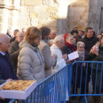 Bendición de los animales cpn motivo de San Antón Abad, en la iglesia de San Miguel