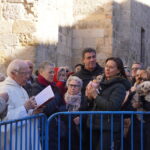 Bendición de los animales cpn motivo de San Antón Abad, en la iglesia de San Miguel