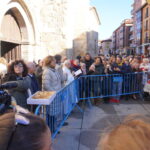 Bendición de los animales cpn motivo de San Antón Abad, en la iglesia de San Miguel