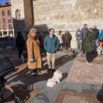 Bendición de los animales cpn motivo de San Antón Abad, en la iglesia de San Miguel