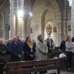 Bendición de los animales cpn motivo de San Antón Abad, en la iglesia de San Miguel