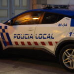 Vehículo de la Policía Local de Palencia.