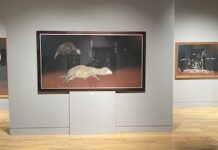 Cuadros de la exposición de Diego de Giráldez "Esencia del realismo"