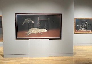 Cuadros de la exposición de Diego de Giráldez "Esencia del realismo"