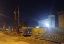 Miriam Andrés celebra la sentencia que sanciona a Lantania y la considera “un respaldo a la protección de los vecinos de Palencia” Micropilotadora parada en la madrugada del sábado 18 de enero en las obras de ADIF en el Camino Viejo de Husillos