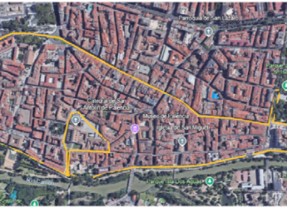 Recorrido de la carrera solidaria Ruta 091