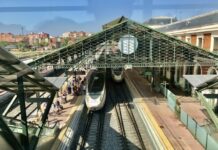 Tren Avant en la estación de trenes Campo Grande de Valladolid