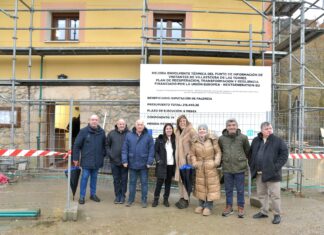 El punto de información de visitantes de Villaescusa prevé terminar sus obras en primavera Visita punto información visitantes Villaescusa