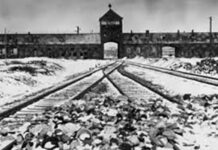 Imagen de archivo. La entrada de Auscwhitz II-Birkenau a la que los prisioneros llamaban la puerta de la muerte. © Museo de Auscwhitz