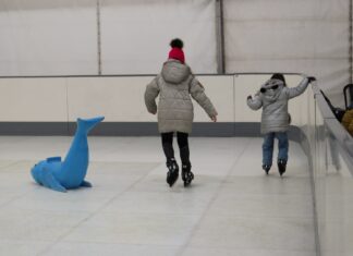 pista patinaje sintético